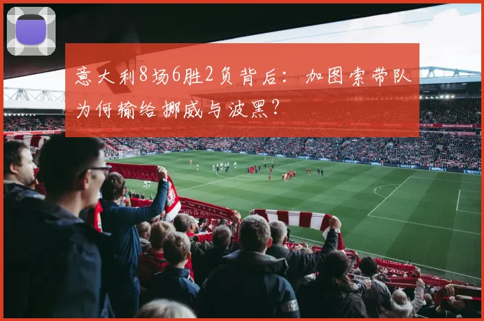 意大利8场6胜2负背后：加图索带队为何输给挪威与波黑？
